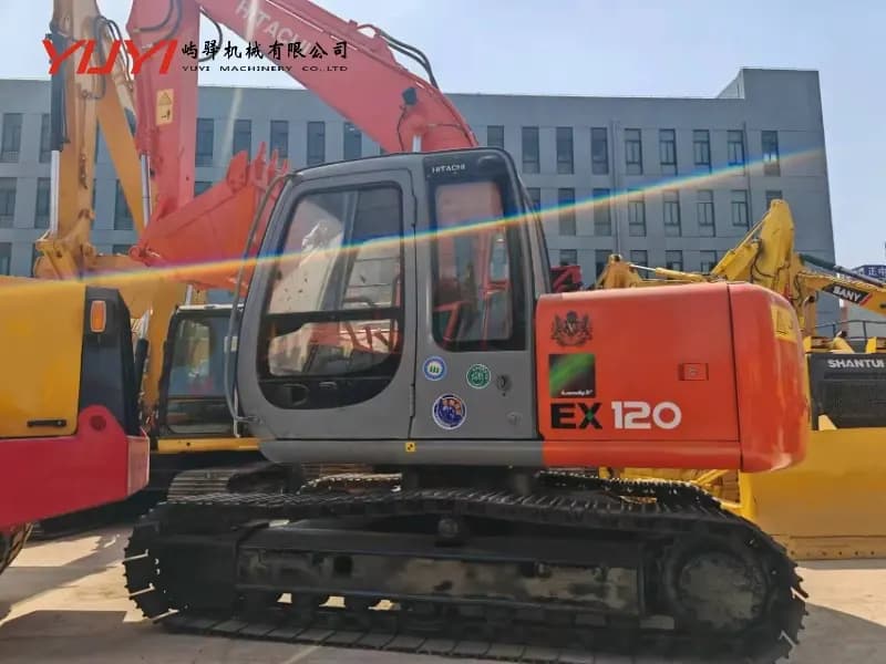 Used Hitachi Ex120 Excavator Orginal Mini 12 Tons Excavator From Japan Hot Selling