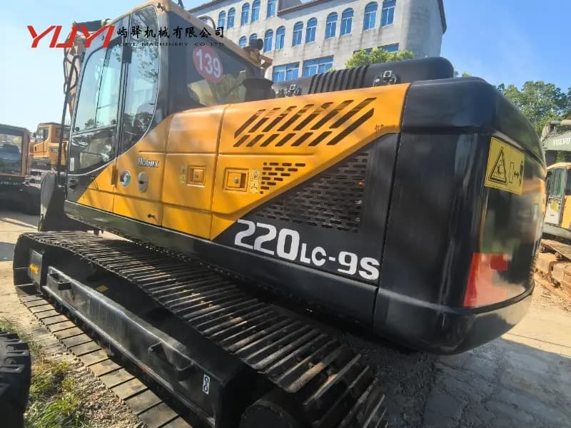 Used Hyundai 220LC-9s Excavator Hyundai Crawler Digger Machinery Original From Korea