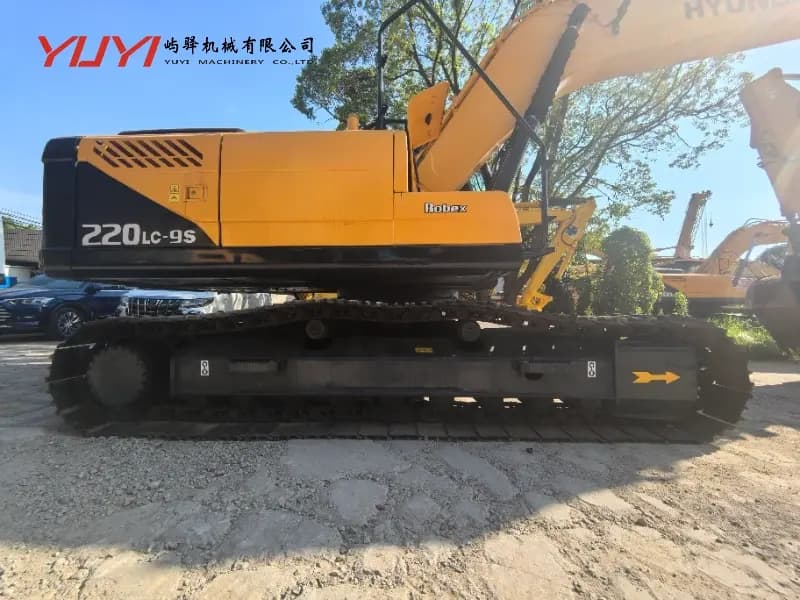 Used Hyundai 220LC-9s Excavator Hyundai Crawler Digger Machinery Original From Korea