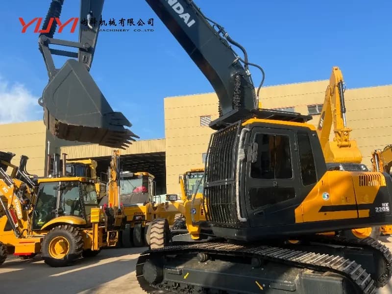 Used Hyundai HX220S Heavy Crawler Excavator Second Hand Origin Japan 20 Ton Hydraulic Crawler Digger Excavator Hitachi Hyundai HX220 for Sale