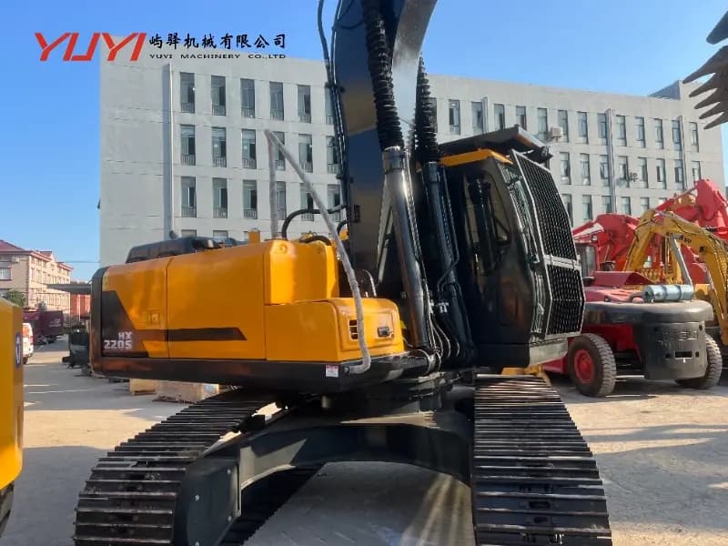 Used Hyundai HX220S Heavy Crawler Excavator Second Hand Origin Japan 20 Ton Hydraulic Crawler Digger Excavator Hitachi Hyundai HX220 for Sale