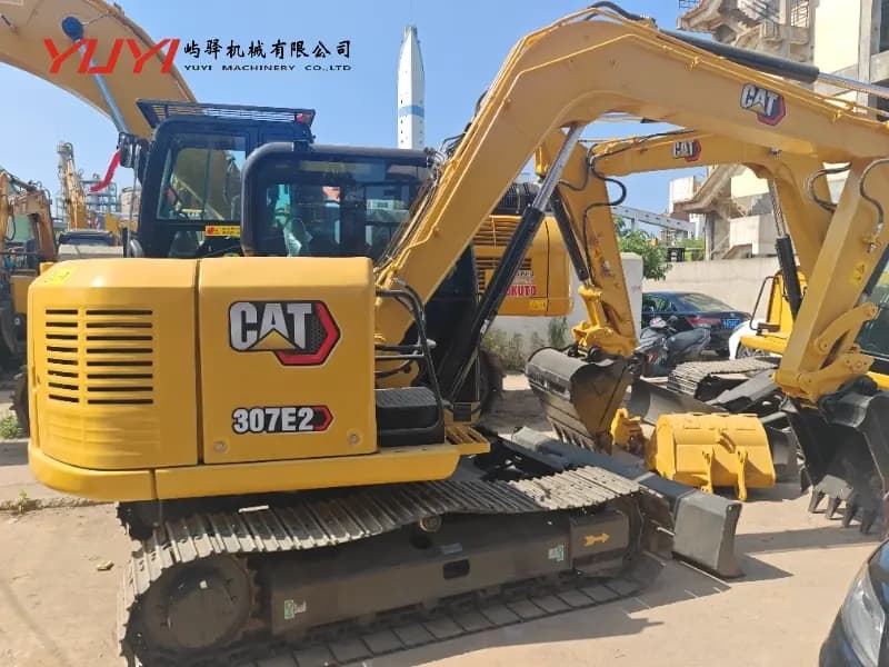 Used Mini Cat307e2 Excavator 2023 Caterpillar Mini Excavator High Quality 7ton Excavator in Good Condition