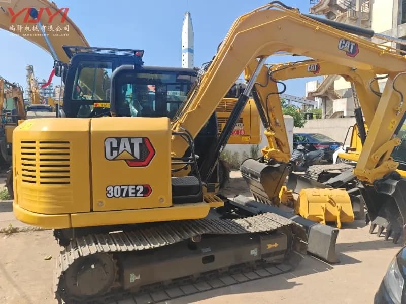 Used Mini Cat307e2 Excavator 2023 Caterpillar Mini Excavator High Quality 7ton Excavator in Good Condition
