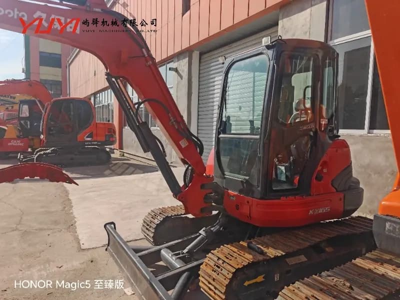 Used Mini Excavator KUBOTA KX165 6 Ton Excavator Original Japan KUBOTA Mini Excavator