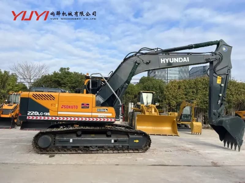 Used Original Korea Hyundai 220LC-9s 210W-9 Crawler Digger 220-9s 220LC-9 220-9 220 305 Secondhand Excavator Hyundai220 Heavy Duty Robex Hydraulic Excavator