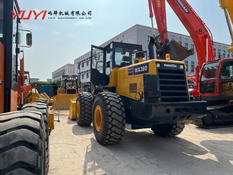 Used Wheel Loader Komatsu WA380 Used Original Japanese Front Loader Komatsu WA380