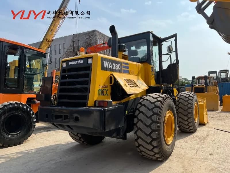 Used Wheel Loader Komatsu WA380 Used Original Japanese Front Loader Komatsu WA380